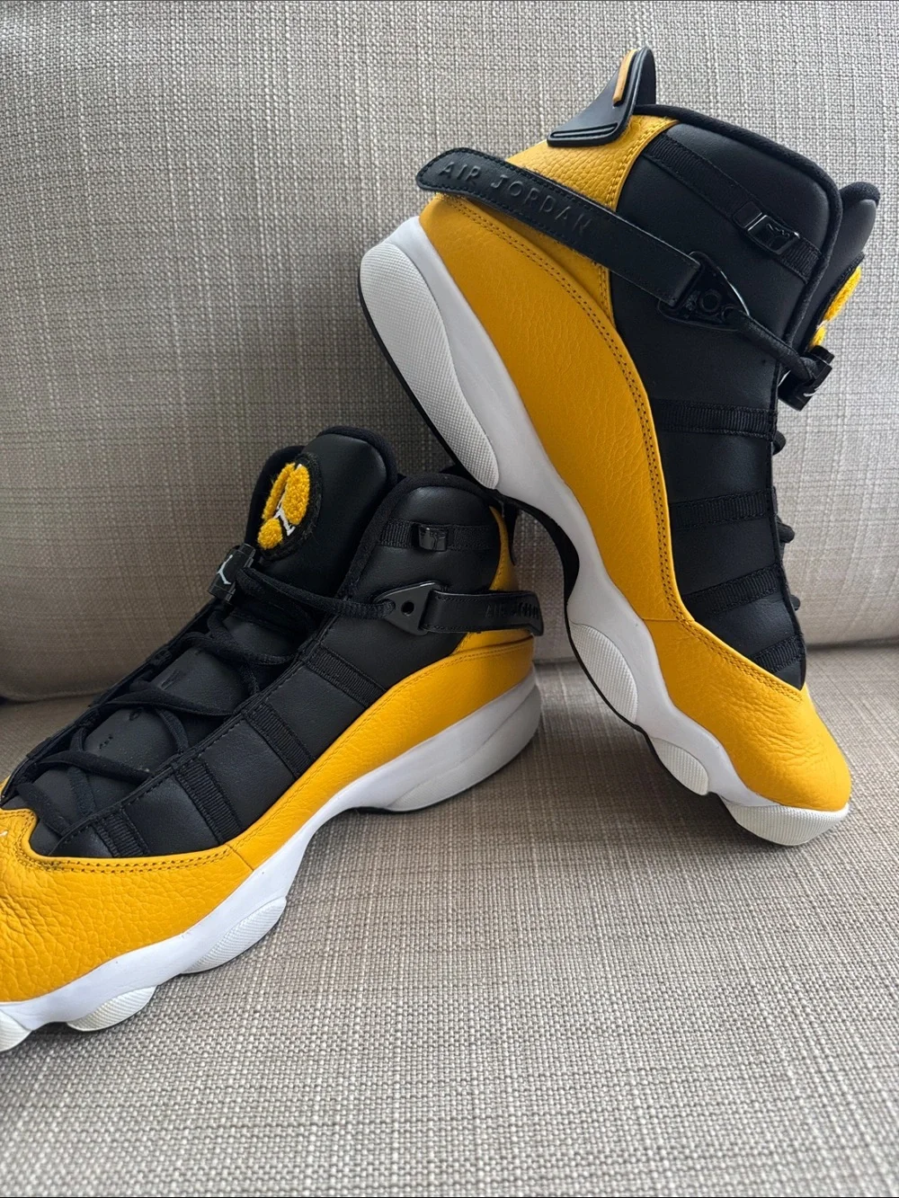 Men’s Air Jordan’s six rings ‘Taxi’ sneakers
